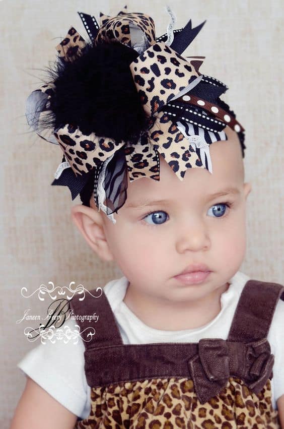 Just Divine Animal Print Bow you can make very easily