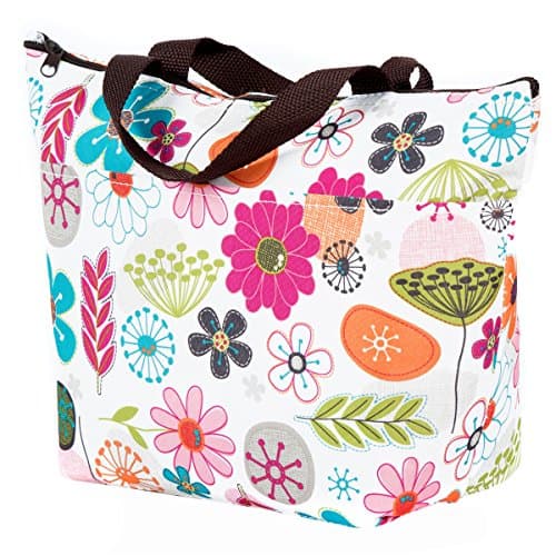 Flora Insulated Fashion Lunch Cooler Tote Bag