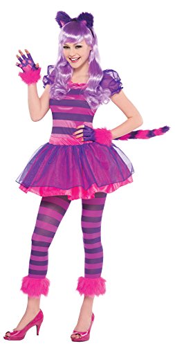 Teen Girls Purple Cheshire Cat Costume