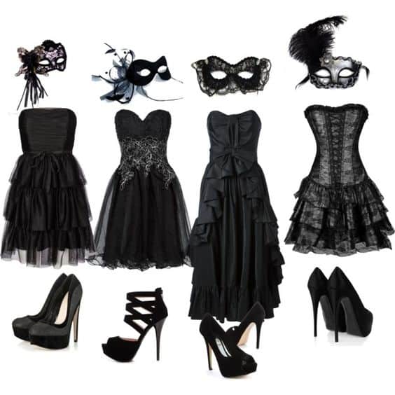 Black Masquerade Masks and Costumes For any Halloween Party