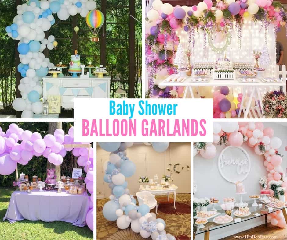 How to Make Balloon Garlands for Baby Shower