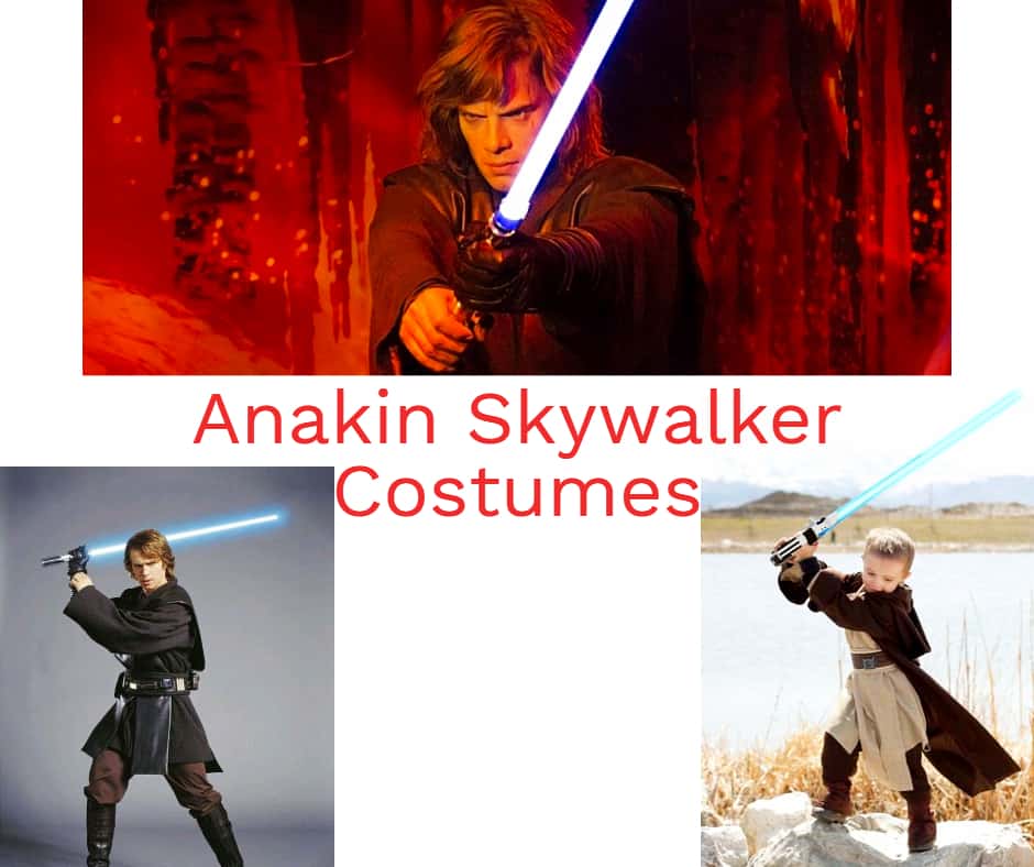Anakin Skywalker Costumes For Boys and Men