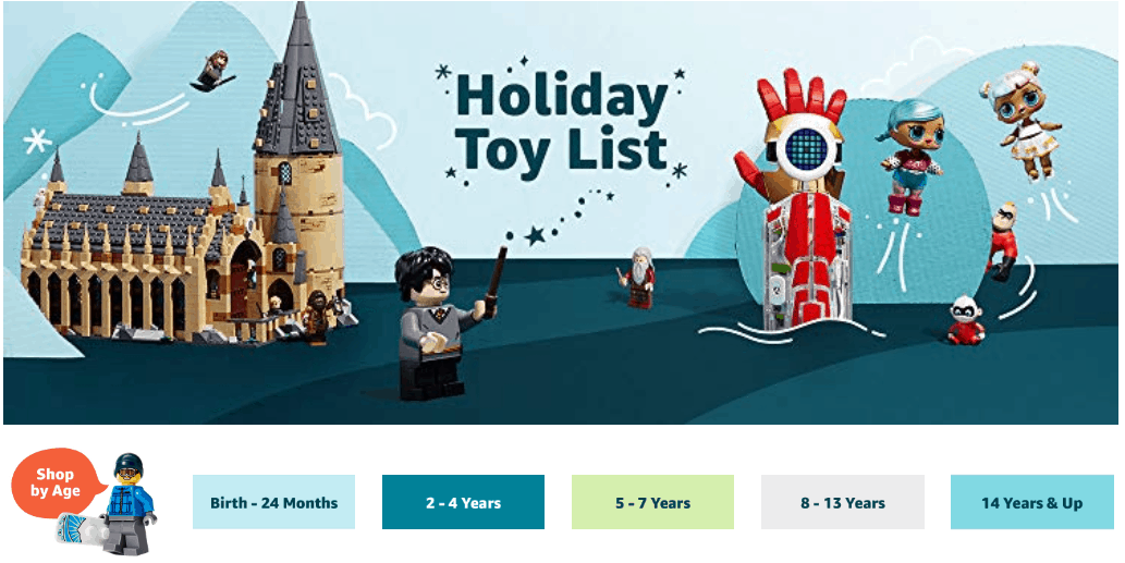 Holiday Toy List from Amazon