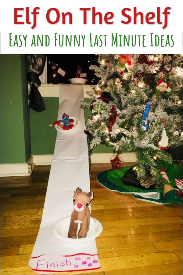 Elf on the shelf- Easy and Funny Last Minute Ideas