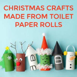 Christmas Crafts Made From Toilet Paper Rolls