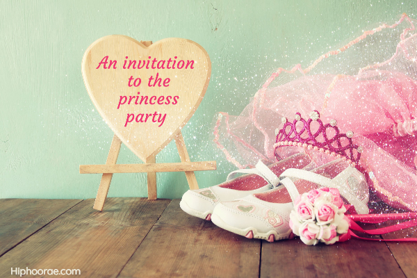 Your Invited to a princess party