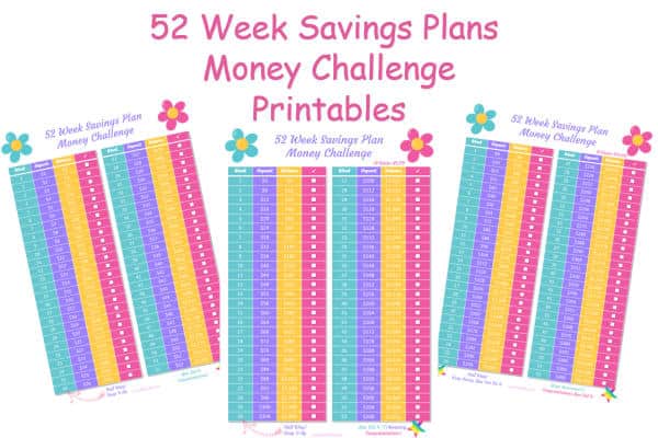 52 Week Saving Plan Money Challenge