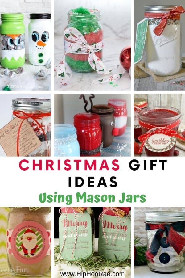 Christmas Gift Ideas using Mason Jars for Family and Friends
