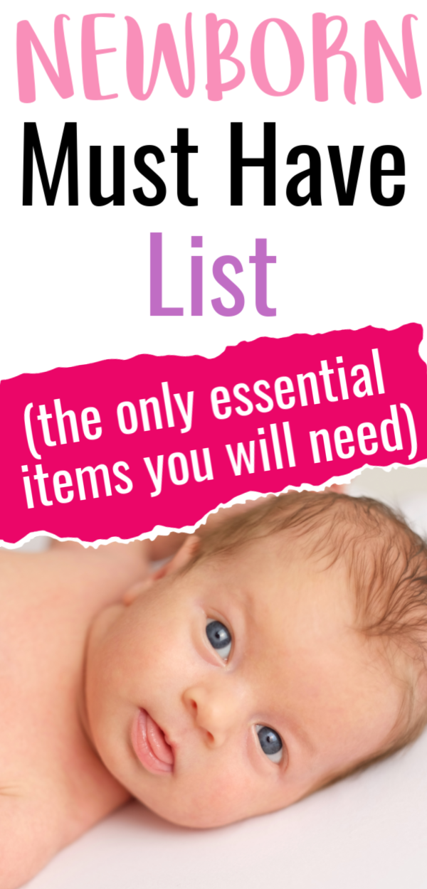 Newborn must have list