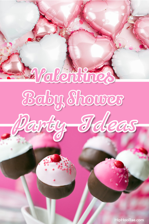 Valentines Baby Shower Ideas pin image of pink cake pops