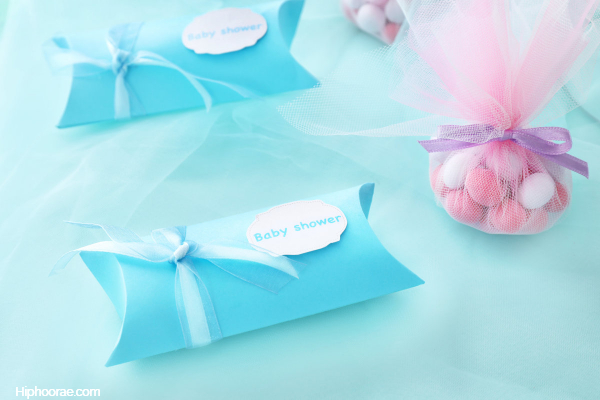 Blue and Pink Baby Shower Favors