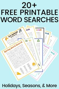 Educational Fun Printables For Kids - Hip Hoo-Rae