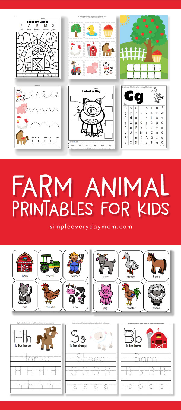 Farm Animal Printables