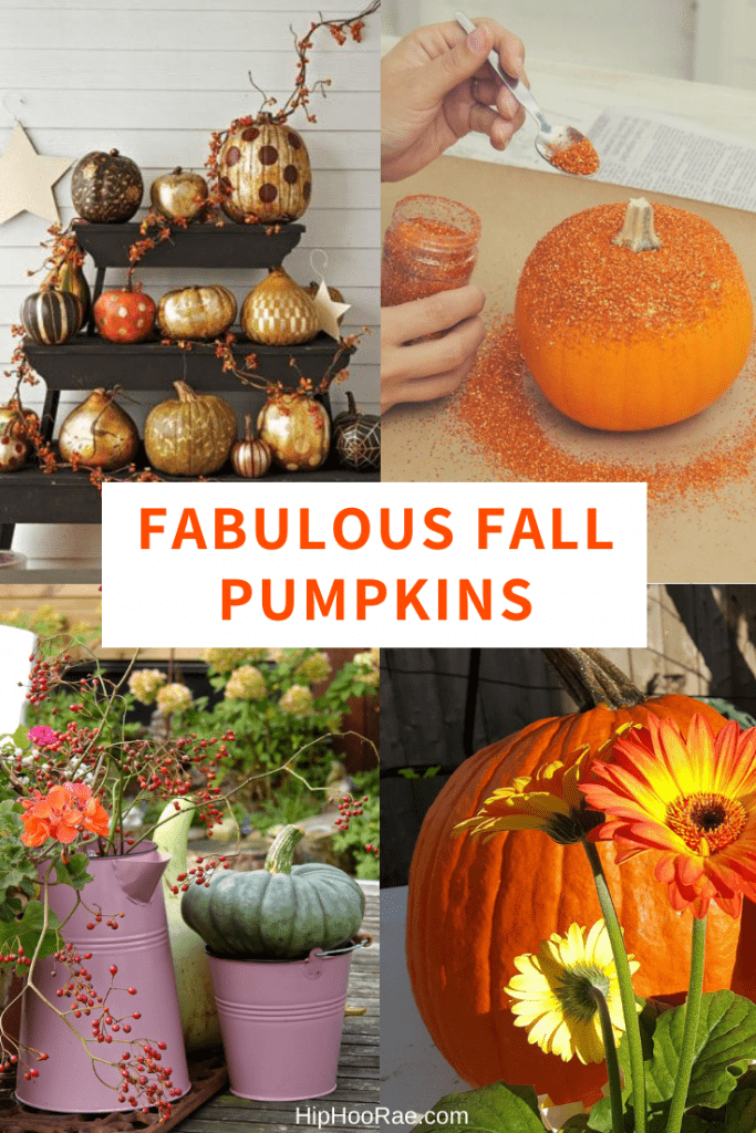 Fabulous Fall Pumpkins collage of fall pumpkins pinterest pin