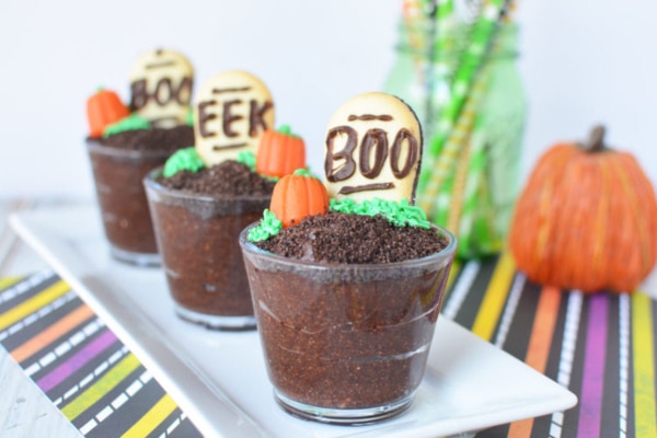 Spook Pudding Cups