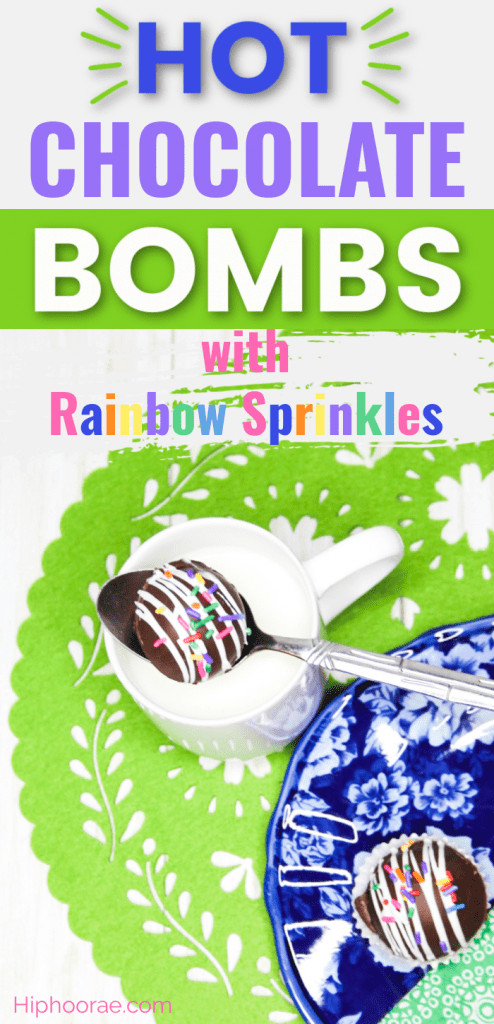 Hot Chocolate Bombs Recipes pin image