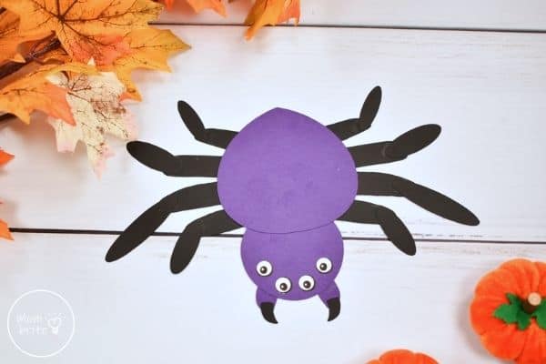 Halloween Spider Handprint Craft