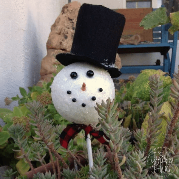 Simple Snowman Craft
