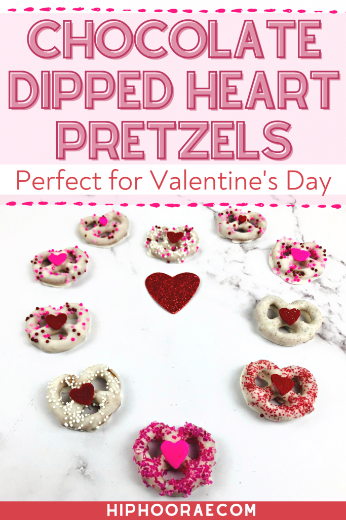 Pin Image Chocolate Dipped Heart Pretzels