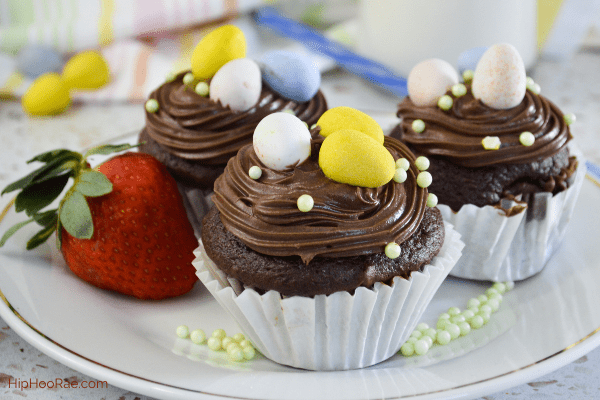 Chocolate Easter Egg Cupcakes