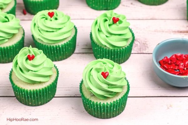 Grinch Cupcakes