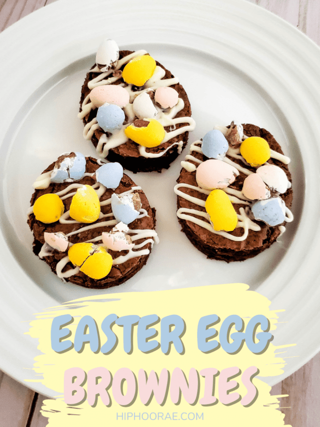 Mini Easter Egg Brownies