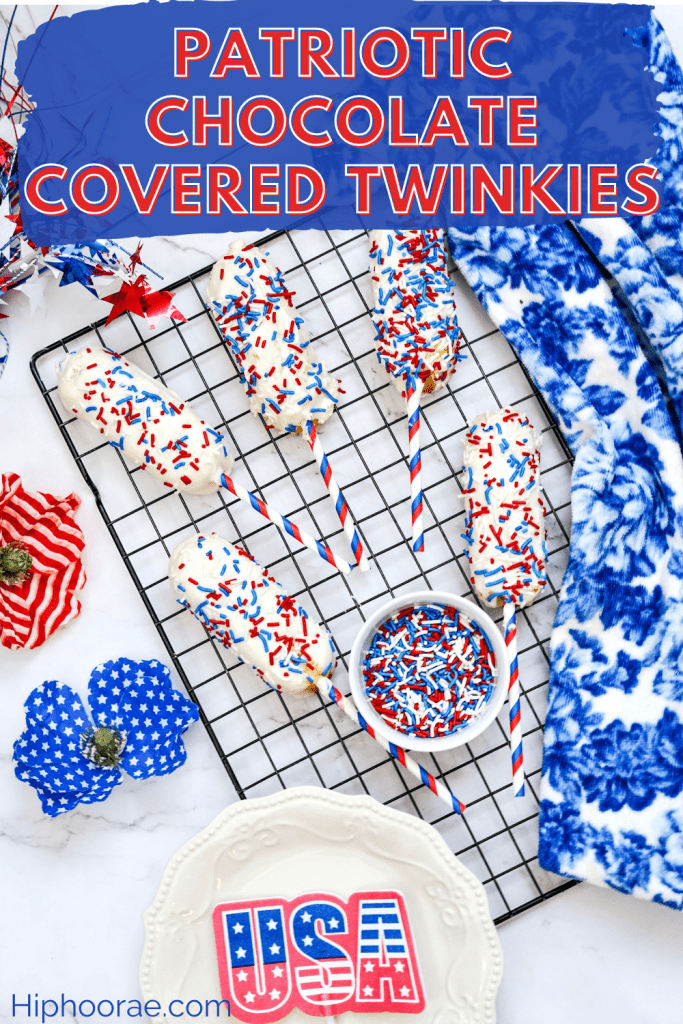 Patriotic Chocolate Covered Twinkies Pinterest Pin
