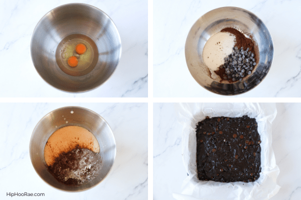 Reindeer Brownies-4 process photos Steps to make them