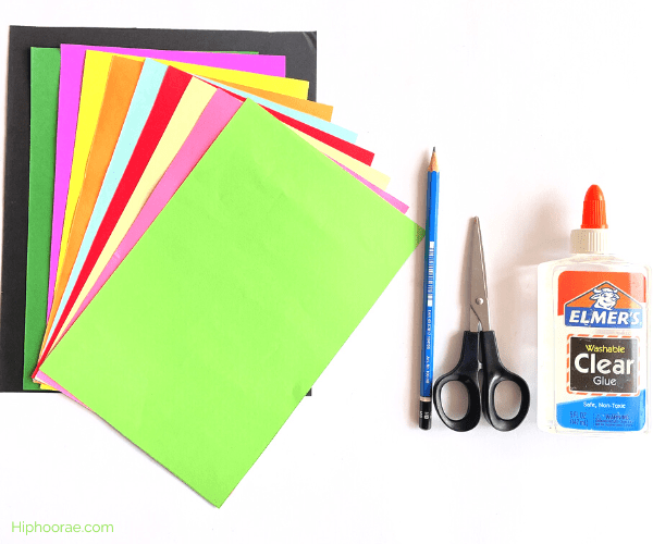Supplies need to make Paper Tulip Flowers