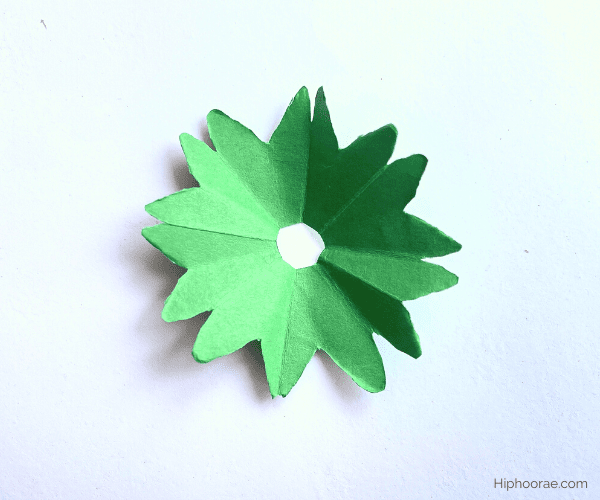 Green Tulip Paper Flower Sepals