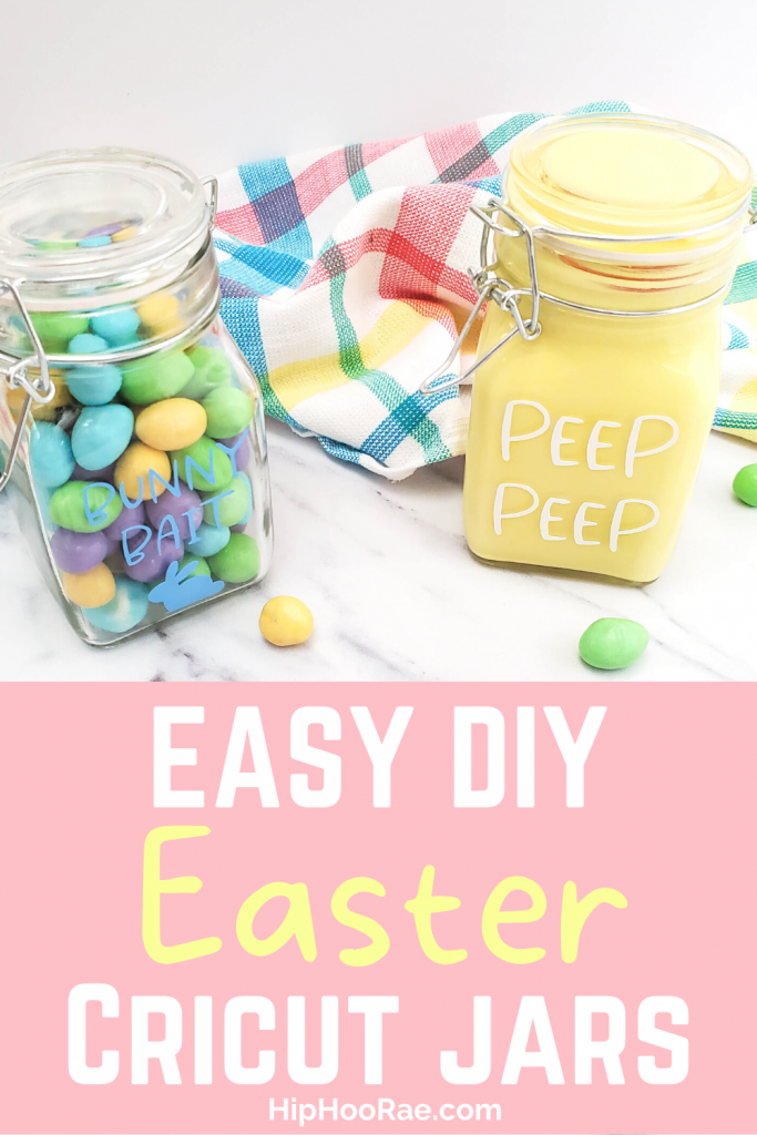 Easy DIY Easter Cricut Craft Jars