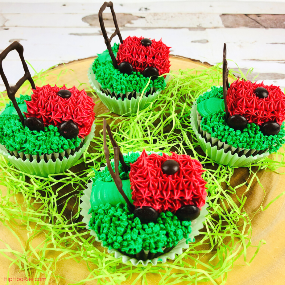 Lawn Mower Cupcakes