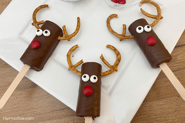 Rudolph the red nosed Reindeer Chocolate swiss roll