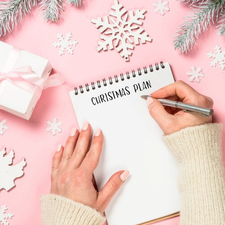 Writing a Christmas Plan