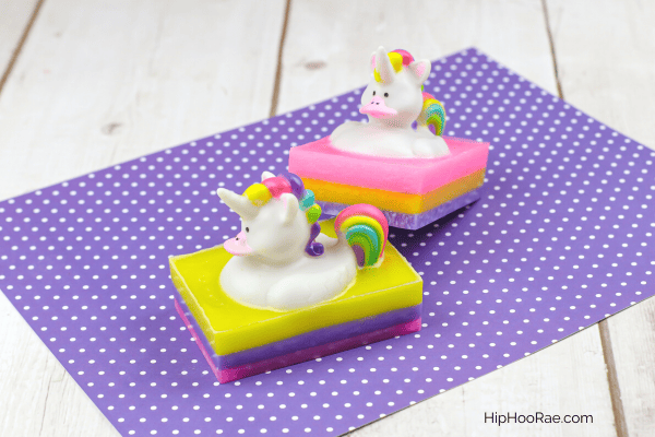 DIY Unicorn Rubber Duck Soap