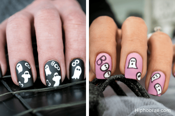 Halloween Ghost Nails