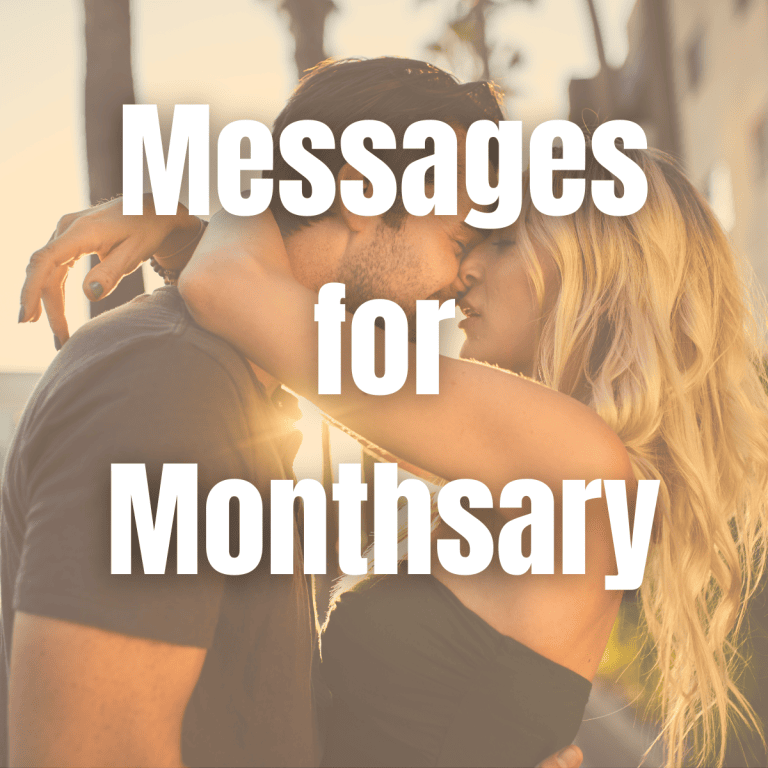 Messages for Monthsary