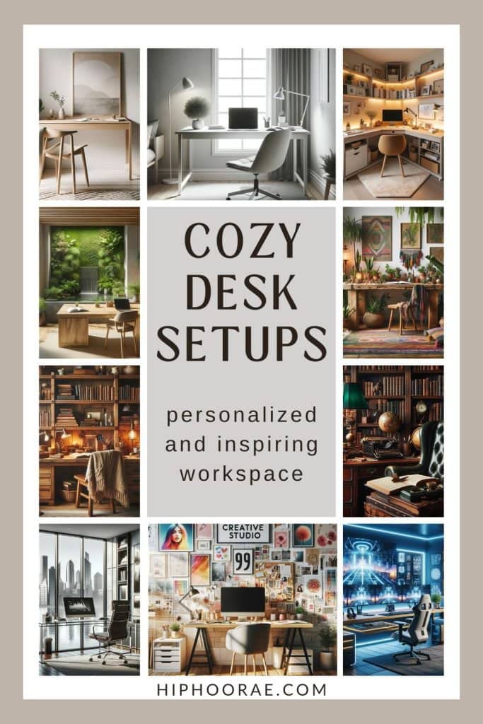 Cozy Desk Setups, ideas that encapsulating the essence of creating a personalized and inspiring workspace