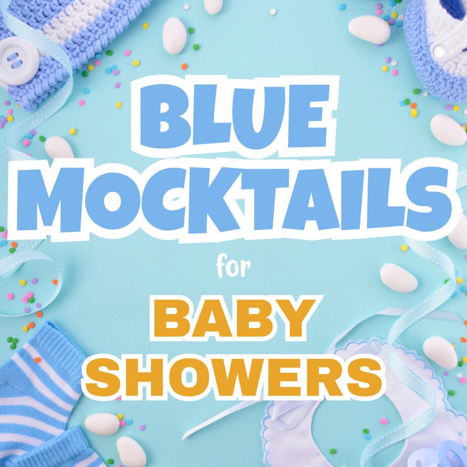 Blue Mocktails For Baby Shower