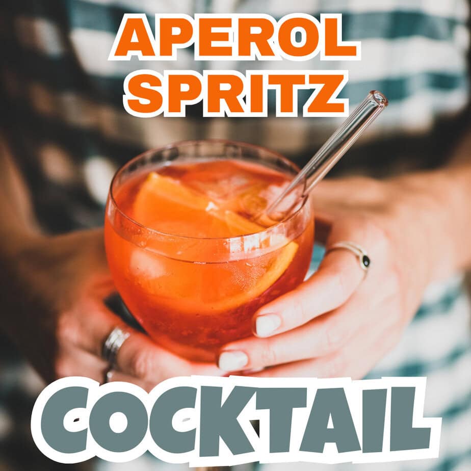 Aperol spritz cocktail