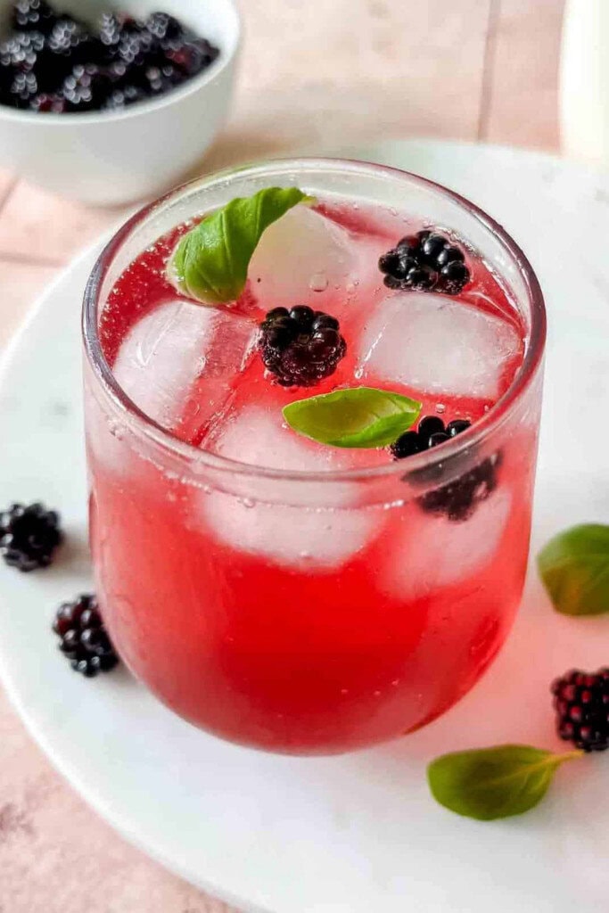 Blackberry Honey Mocktail