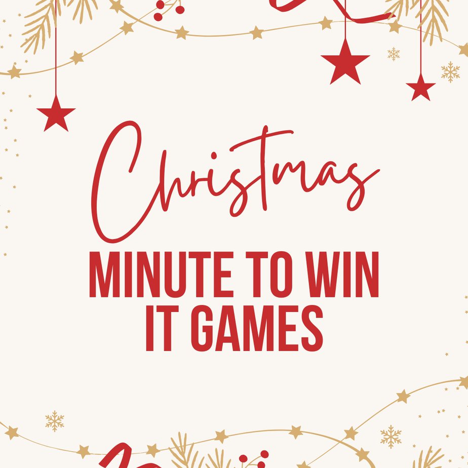 Christmas Minute to win it Games