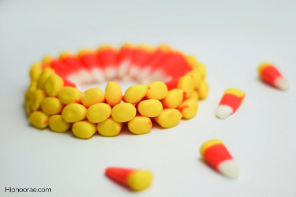 candy corn stack
