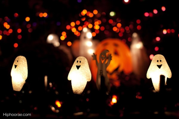 halloween ghost light decorations