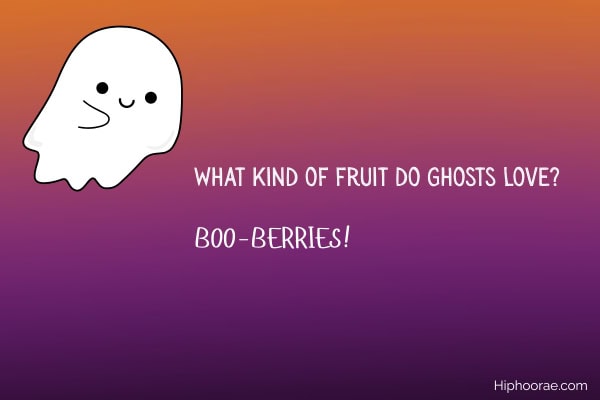 Illustration of a ghost with riddle overlay
