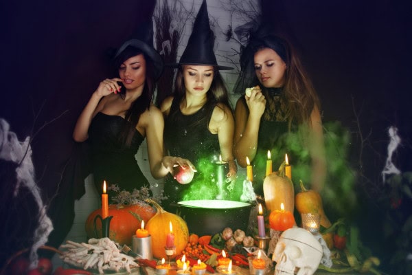 Halloween cauldron