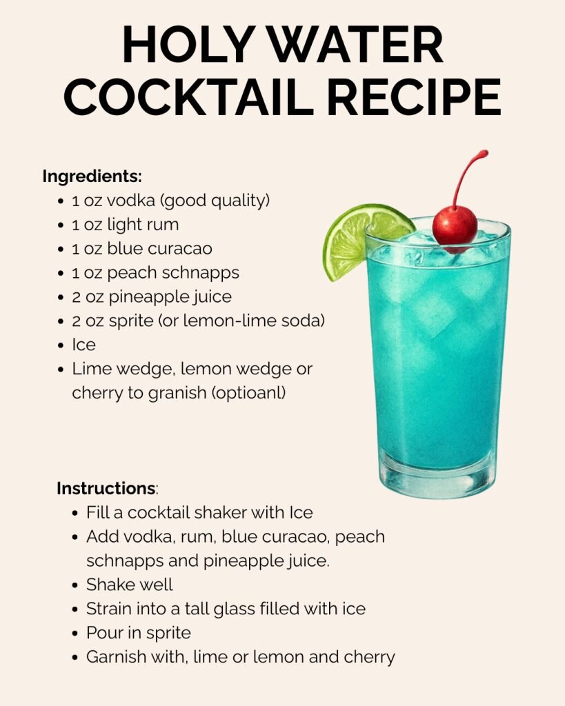 Holy Water Cocktail Recipe
