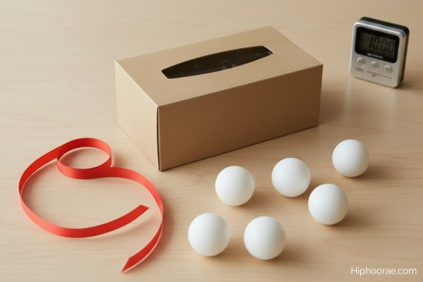 materials needed for Minute to win it Junk in the trunk Games