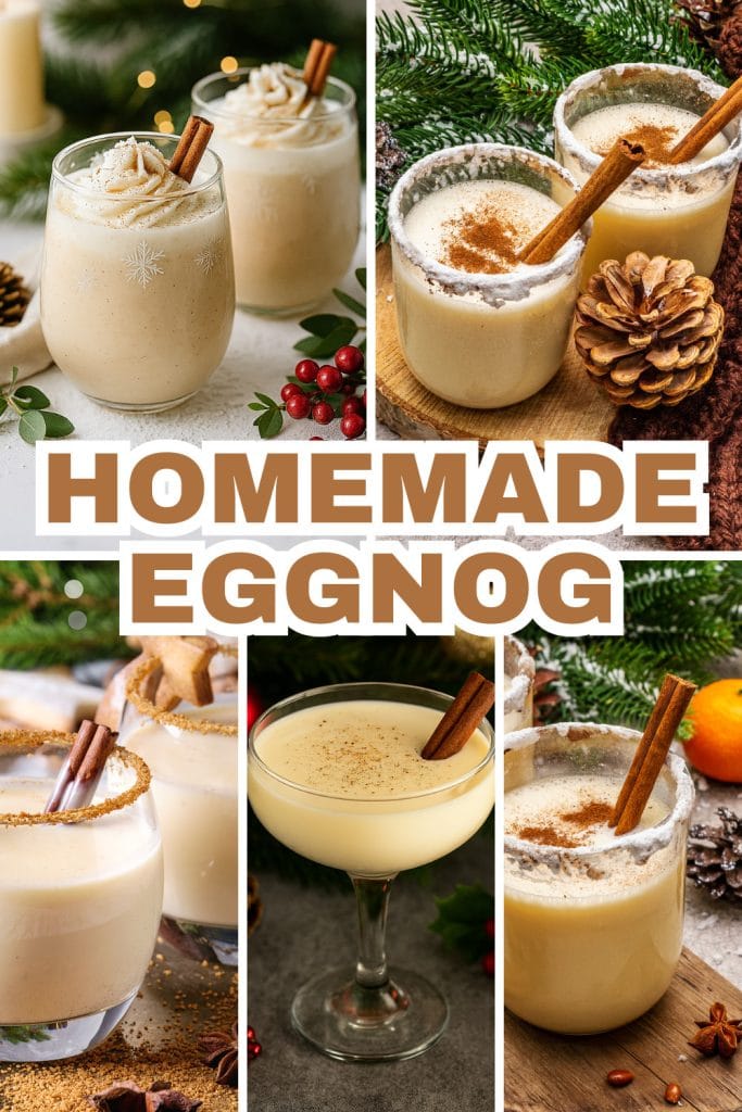Homemade eggnog recipes and cocktails