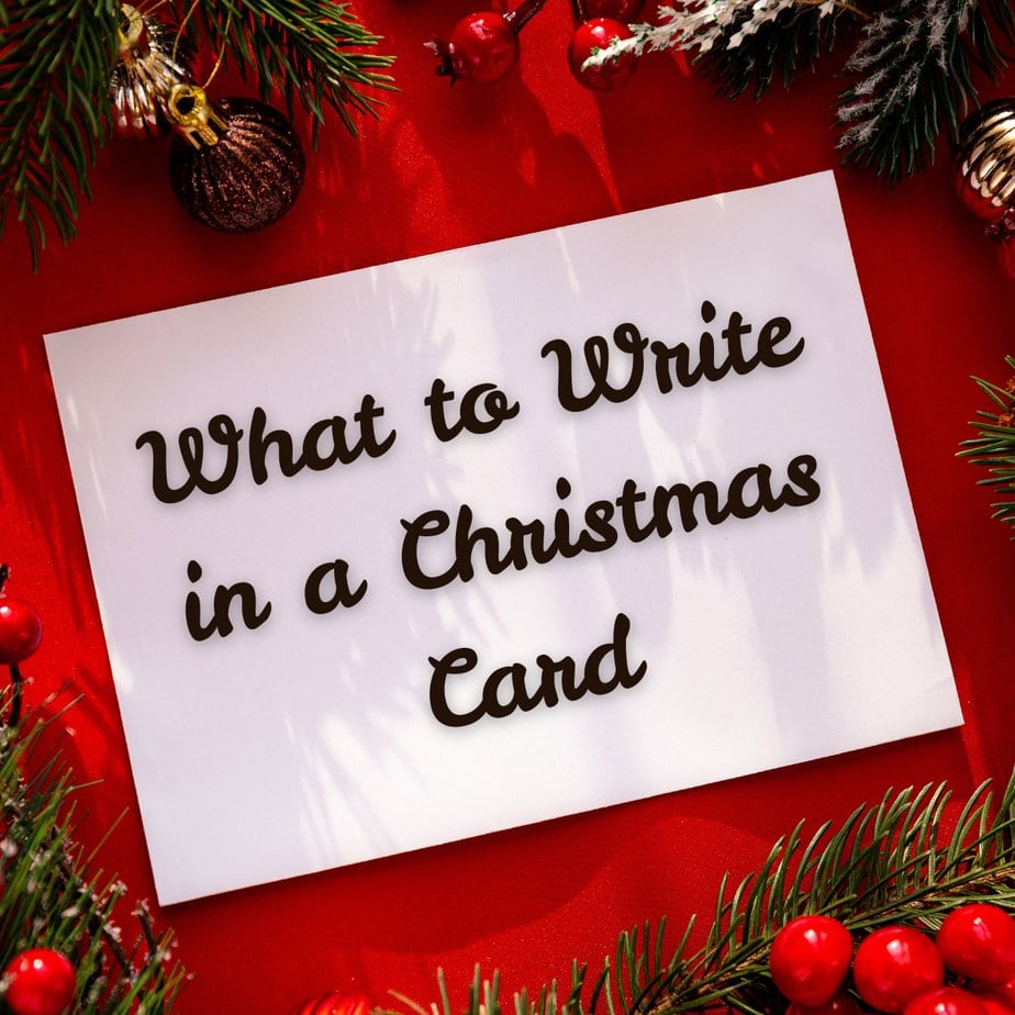 What to Write in a Christmas Card